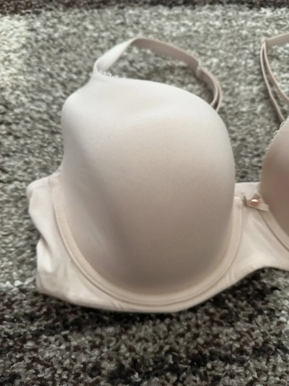 VICTORIA'S SECRET (38D) Nude Body By Victoria Lined Demi Bra Champagne Marzipan - Picture 2 of 13